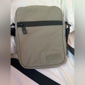 Ted Baker London Light Green Paper Touch Flight Bag